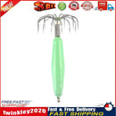 12-Claw Luminous Squid Hooks Glow in Dark Octopus Fishing Jig Hook (16g) Newly