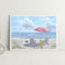Frameless Oil Paint By Numbers Beach Scenery DIY Canvas Picture Craft Kit
