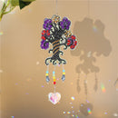 Light Catching Crystal Jewelry Wind Chime Pendant (4 Season Happiness Tree)