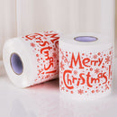 Christmas Toilet Roll Paper Santa Claus Home Bathroom Paper Xmas Tissue (3)