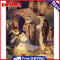 Jesus Birth Oil Paint by Numbers Hand Painted Frameless Picture Home Ornament