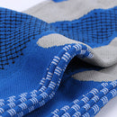 Compression Socks Unisex Sports Running Football Elastic Socks (Blue L/XL)