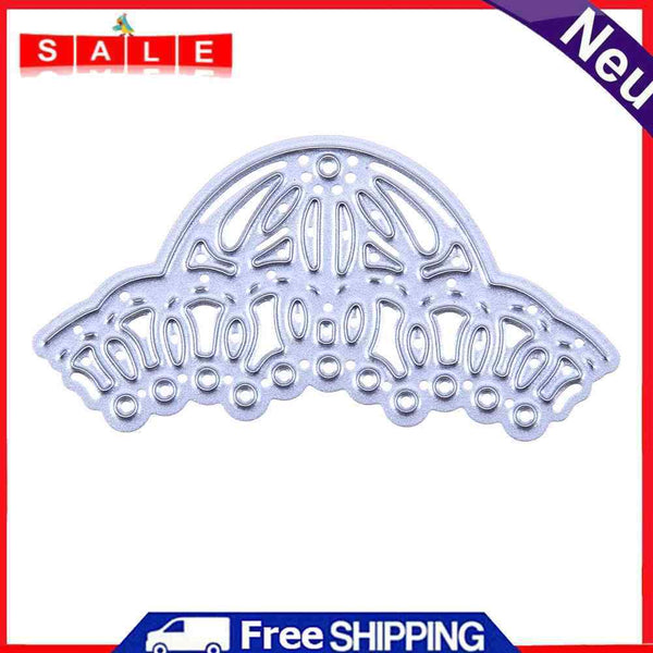 AVZYARDY Edge Flower Punching Stencil Metal Stencil Molds Preset Tool Transpa