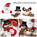 Santa Claus Christmas Decorations Curtain Decor Home Ornaments Curtain Holder