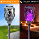 Solar Plug Lamp Solar Charging Flikering LED Light Decoration Garden (2pcs)