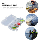 5pcs Topwater Minnow Bionic Fishing Lures Artificial Hard Bait with Storage Box