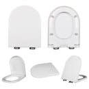 Scratch-resistant Toilet Cover Seats Bathroom Supply Top Fixing Hinges