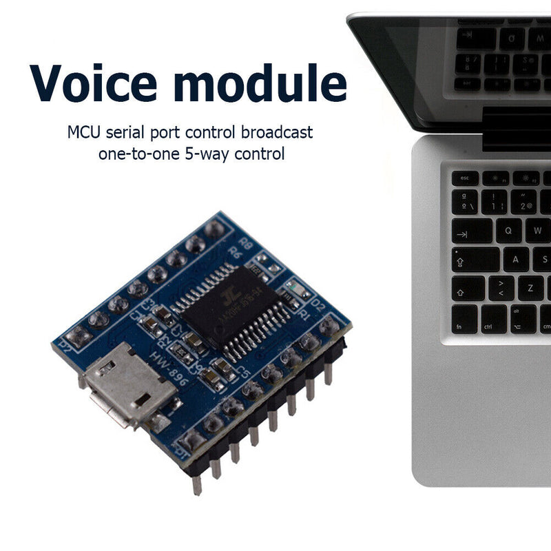 JQ6500 Voice Module MCU Serial Port One-to-one 5-way Control Broadcast Board
