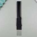 Girls Transparent Plastic Hair Brush with Durable and Non-Deformable Springs