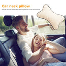 Car Styling Headrest Leather Seat Head Support Cushion Neck Pillows (Beige)