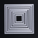 8 DIY Square Cutting Dies Stencils Embossing Card Scrapbooking Album Newly