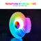 COOLMOON 120mm Chassis RGB Cooling Fan Gorgeous Lighting Quiet Radiator Heatsink