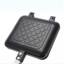 Waffle Pancake Foldable Grill Non-Stick Sandwich Pan Double-Sided Frying Pan