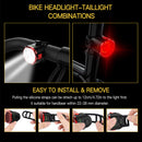 Bicycle LED Front Rear Light Set Waterproof Bicycle Safety Rear Light Sheet