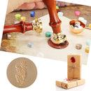 Retro Wax Seal Plant Wood Handle Sealing Wax Stamp for DIY Envelope (C180) Newly