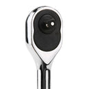 Quick Release 1/4" Inch pear head Drive Ratchet handle socket Wrench 24 Teeth