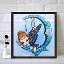 5D Diamond Painting Elf Girl Partial Special Shape Drill DIY Crafts (YX004)