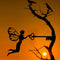 Iron Metal Fairy Silhouette Artwork for Wall Decor Garden Home Decor (A) Newly