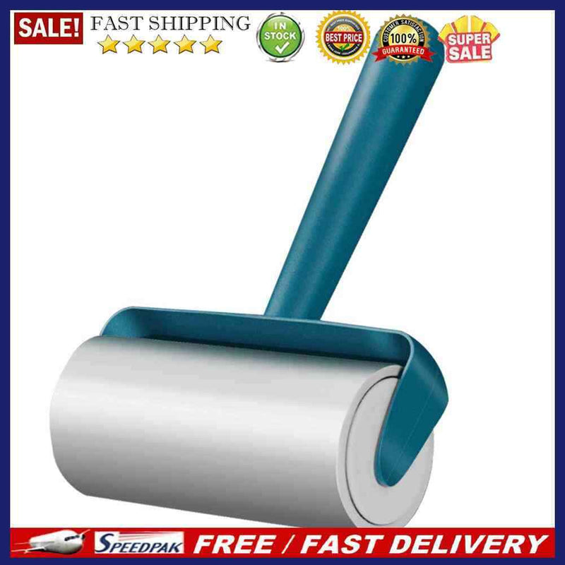 Lint Roller Clothes Sticky Dust Brush Pet Hair Sofa Fluff Remover (Blue)