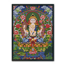 Cross Stitch Kit Buddha Portrait 3-Beach Cotton Thread 11CT DIY Embroidery Set