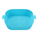 Square Cake Pan Non-stick Disk Air Fryers Tray for Home Kitchen Tool (Red)