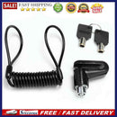 Anti-Theft Wheels Disc Brakes Lock w/ Steel Wire for M365 Scooter (Black)