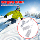 USB Heated Gloves Pad Portable Electric Heating Pad Lightweight Winter Hand Warm