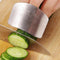 Steel Kitchen Finger Hand Protector Guard Chop Slice Cook`