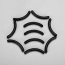 10pcs Silicone Eyelashes Curler Replacement Refill Pads Makeup Tools/Black