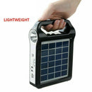 Solar Panel Generator Kit Solar Flashlight Power Station Lighting System