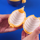 Manual Golden Egg Puller Yolk Mixer Kitchen Egg Stirring Shaker (Yellow)