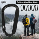 Climbing Camping Hiking Snap Clip Keychain Water Bottle Hooks D Carabiner