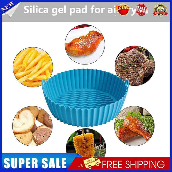 #A Silicone Air Fryers Basket Kitchen Gadgets Air Fryer Pot for Oven Steamer Coo