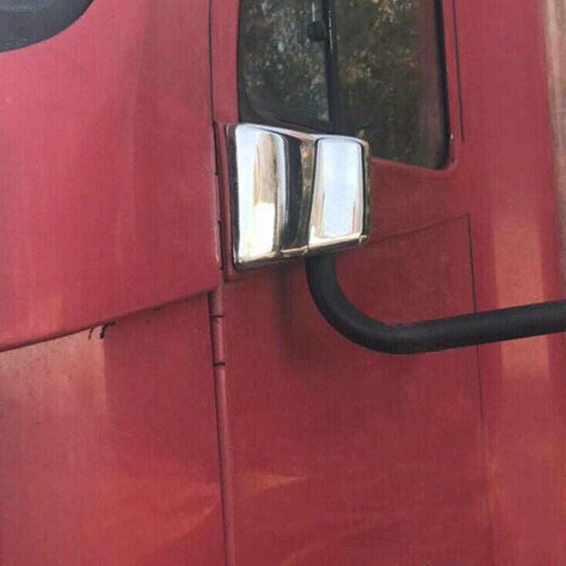 2Pcs Chrome Door Mirror Brackets Left Right Fit Freightliner Century Columbia