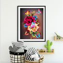 5D Diamond Painting Kit DIY flower Full Round Drill Crafts Home Art