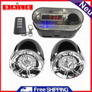 HY-007 Motorcycle Bluetooth Speaker Audio System with Mic TF Radio USB Charger