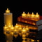 24pcs Candle Wedding Decorative Candles for Weddings Led Light Bedroom Deco