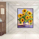 Sunflower 5D DIY Full Round Drill Diamond Painting Home Hanging Beadwork Crafts