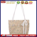 Fashion Women Flower Embroidery Lace Woven Large Capacity Tote Shoulder Bags