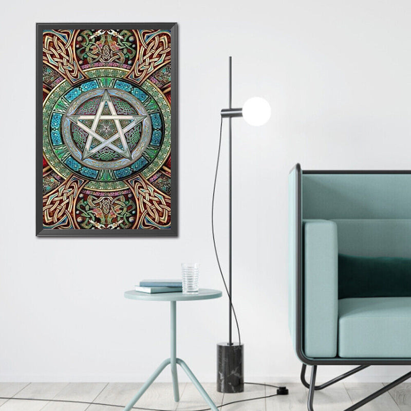 5D Full Square Drill Drawing Picture Totem Diamond Painting Living Room Ornam