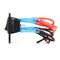 Waterproof 5 Gang Blue LED Rocker Switch Panel 12V 20A 24V 10A for Car Boat