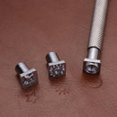 9 in 1 DIY Leather Printing Tool Steel Metal Carving Leathercraft Tool Kit