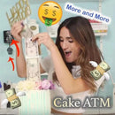 Cake ATM Happy Birthday Cake Topper Money Box Surprise Wedding Party Decor