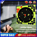 50pcs 8 inch Fluorescent Shooting Targets Self-adhesive Professional Darts Paper