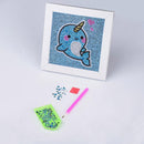 5D DIY Full Drill Special Shaped Diamond Painting Cute Whale Cross Stitch Newly