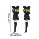 Ear Jewelry Cartoon Animal Stud Earrings Handmade Cat Earring Polymer Clay
