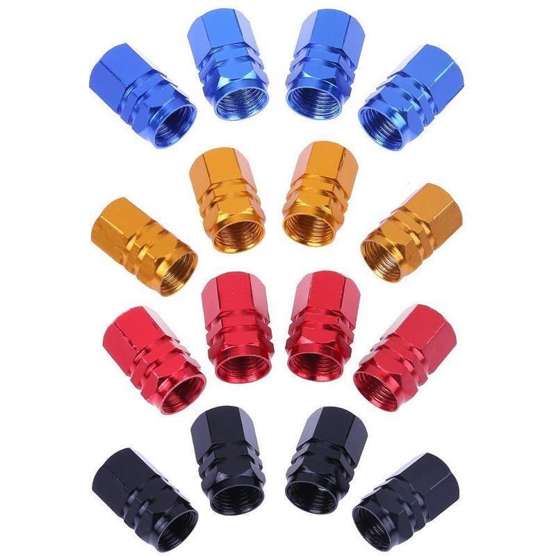 20pcs Aluminum Alloy Car Wheel Tire Valve Air Caps Stem Covers (Red)
