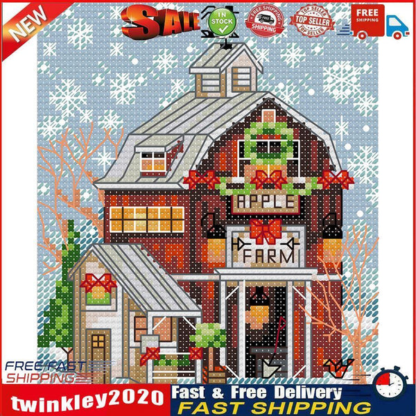 Full Embroidery 14CT DIY Landscapes Counted Cross Stitch Kit Art (FA112) Newly