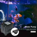 #A 150L/H Submersible Aquarium Ultra-quiet Fish Tank Water Fountain Pump with Pl