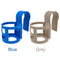 2pc Water Cup Hanging Holder Hook for Above Swimming Pool Side Shelf Blue